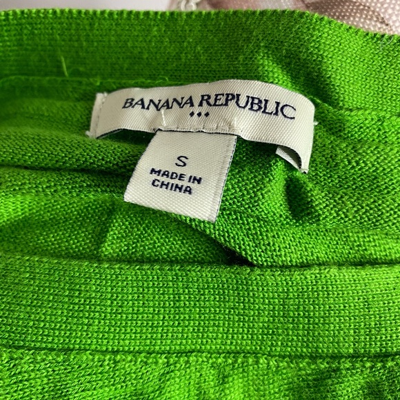 BANANA REPUBLIC Cropped Cardigan 100% Cotton - Picture 6 of 6